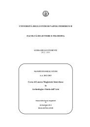 Allegato n - Facoltà di Lettere e Filosofia - Università degli Studi di ...