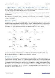 Differenza tra una reazione SN1 ed una SN2.pdf - Mauro Sabella