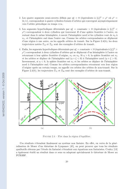 Etude de la dynamique autour des points de Lagrange