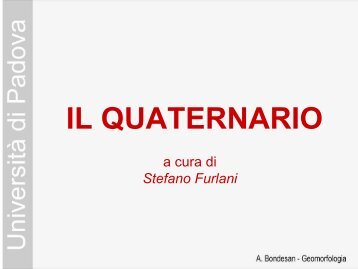 QUATERNARIO - Geografia