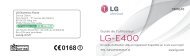 LG-E400 - Assistance SFR