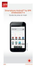 Smartphone Android™ by SFR STARADDICT II - Assistance SFR