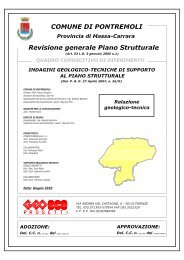 Relazione geologico-tecnica.pdf - Comune di Pontremoli