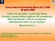 Lezione di Geologia - Massimo Pecci Corso AL1 ... - Luigi Filocamo
