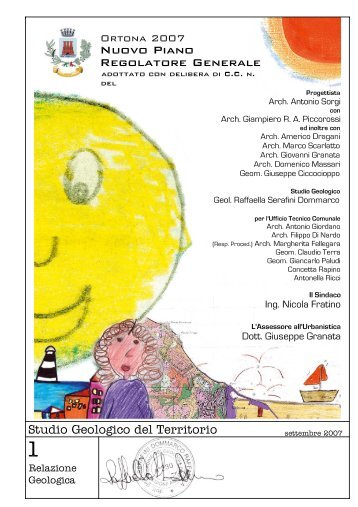 Relazione Geologica - Comune di Ortona