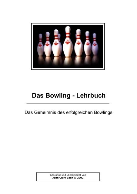 Lehrbuch Bowling