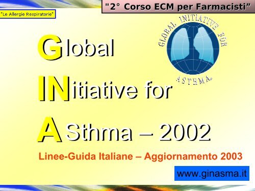 2° Corso ECM per Farmacisti