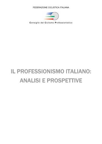 il professionismo italiano - Federazione Ciclistica Italiana