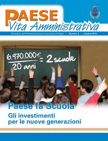 Paese Vita Amministrativa n. 3 - Ottobre 2010 ... - Comune di Paese