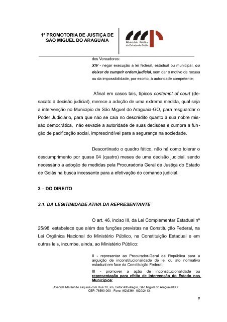 excelentíssimo senhor doutor juiz de direito da comarca de são ...