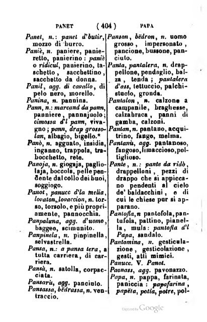 Vocabolario piemontese-italiano e italiano ... - Piemunteis.it