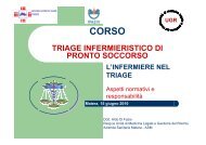 Aspetti normativi e responsabilità nel Triage ... - Massimo Franzin