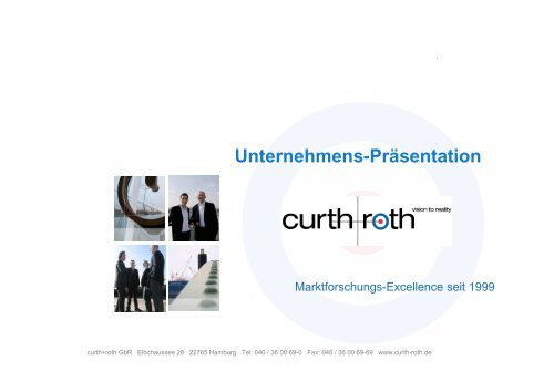 Unternehmensdarstellung (pdf) - curth+roth