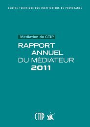 RAPPORT ANNUEL DU MÉDIATEUR - CTIP