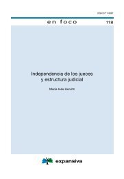 Independencia de los jueces y estructura judicial - Expansiva