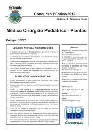 Médico Cirurgião Pediátrico - Plantão - Concursos