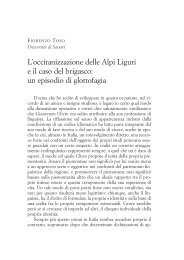 L'occitanizzazione delle Alpi Liguri e il caso del brigasco: un ...