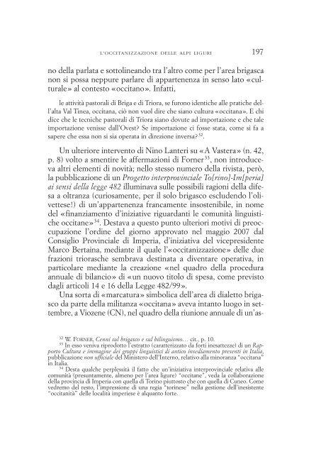 L'occitanizzazione delle Alpi Liguri e il caso del brigasco: un ...