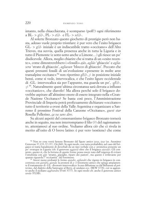 L'occitanizzazione delle Alpi Liguri e il caso del brigasco: un ...