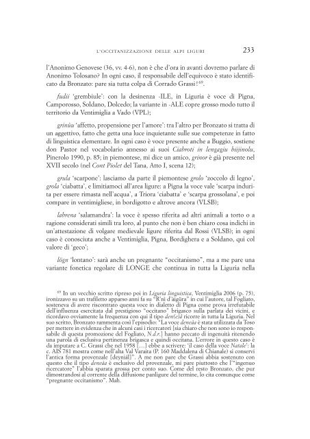 L'occitanizzazione delle Alpi Liguri e il caso del brigasco: un ...