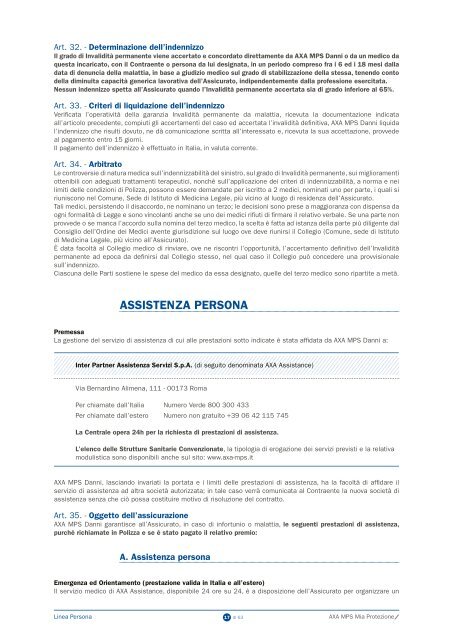 Fascicolo informativo - AXA MPS