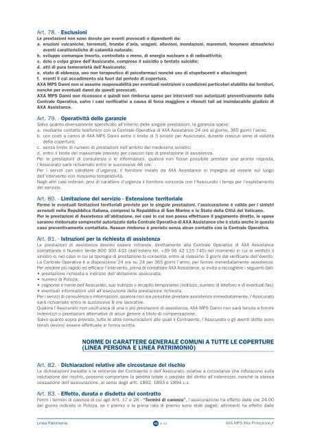 Fascicolo informativo - AXA MPS