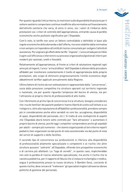 2012 | 2014 - Ospedale Pediatrico Bambino Gesù