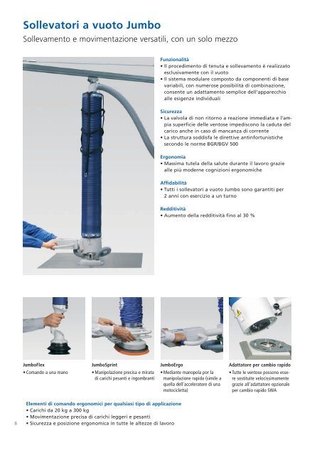 Sistemi di movimentazione con il vuoto Soluzioni ... - Schmalz