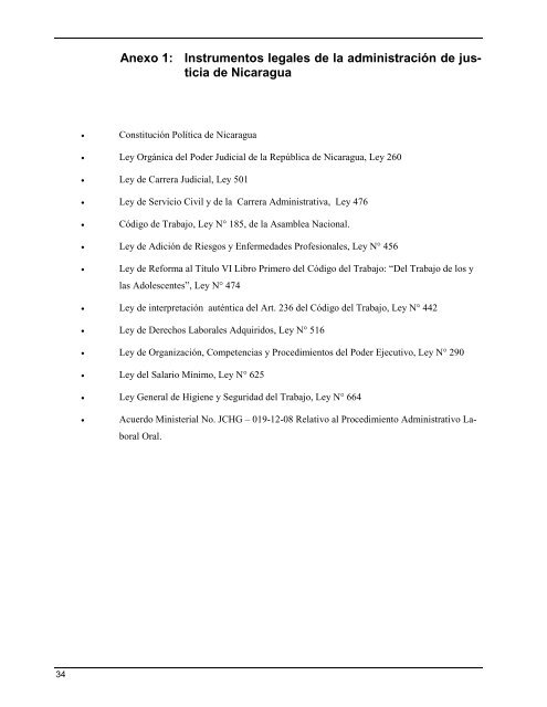 ACR Nicaragua Informe Técnico Administración ... - Poder Judicial