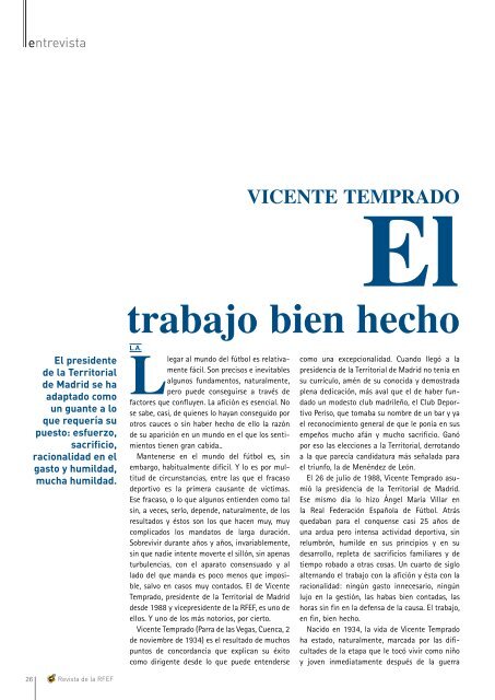 Revista Nº 104 - Enero 2008 - Real Federación Española de Fútbol