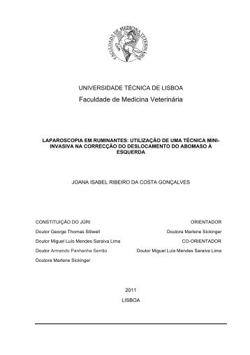 Laparoscopia em ruminantes.pdf - UTL Repository - Universidade ...