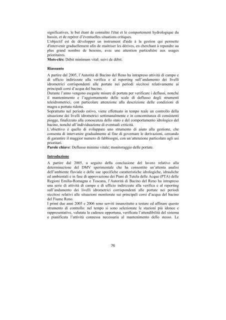 air, water and soil quality qualité - ER Ambiente - Regione Emilia ...