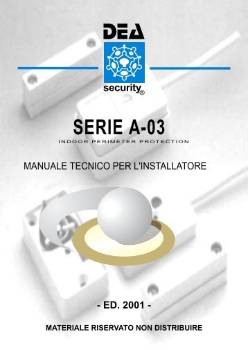 DEA Manuale Serie A - Security Point-Molfetta