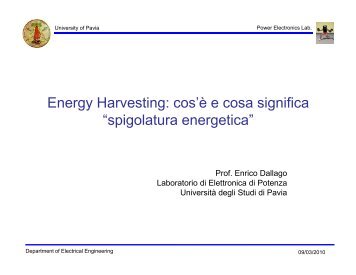 Energy Harvesting: cos'è e cosa significa “spigolatura energetica ...