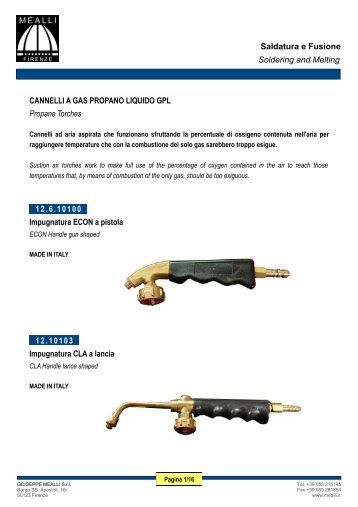 Catalogo Nuovo - GIUSEPPE MEALLI Srl