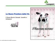 Le nuove frontiere della fecondazione artificiale. Il seme bovino ...
