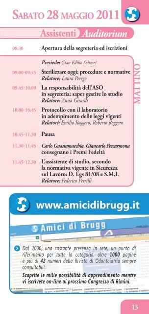 Programma - Amici di Brugg