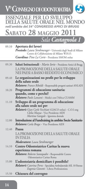 Programma - Amici di Brugg