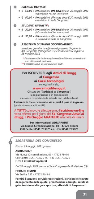 Programma - Amici di Brugg