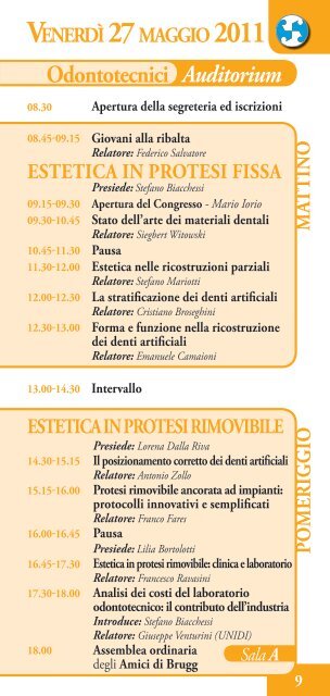 Programma - Amici di Brugg