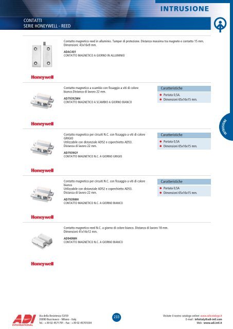 CATALOGO GENERALE Edizione n - ADI-GARDINER