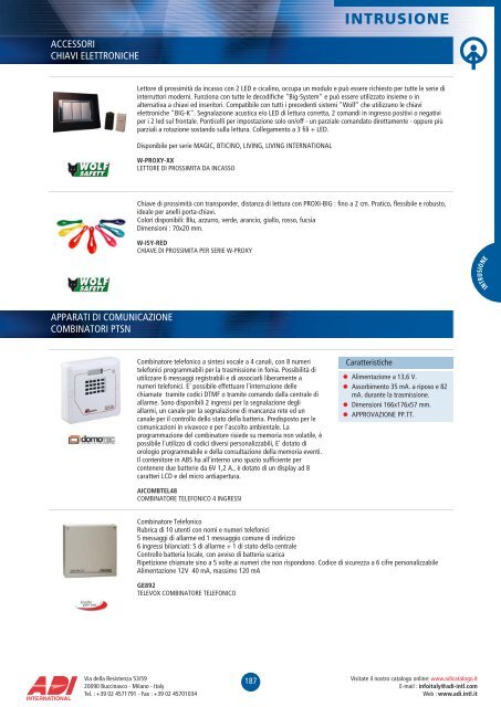 CATALOGO GENERALE Edizione n - ADI-GARDINER