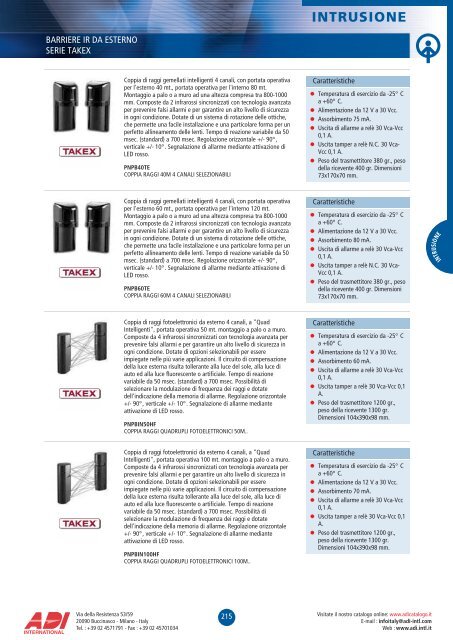 CATALOGO GENERALE Edizione n - ADI-GARDINER