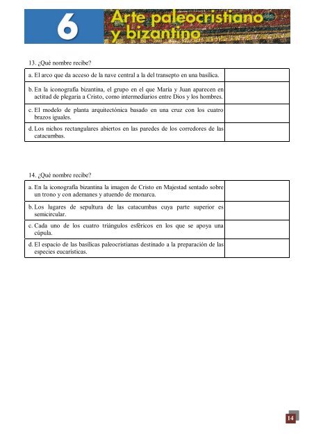 Recursos Tema 6. CD Historia del Arte 2º - Algaida