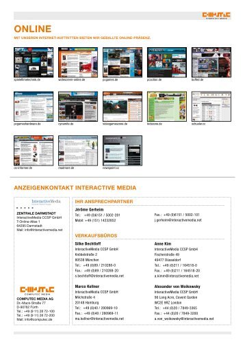 Online os-informer.de / readmore.de - Computec Media AG