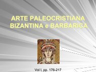 L'arte paleocristiana bizantina e barbarica