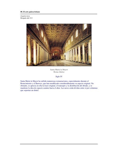 Tema 08 El arte paleocristiano - Patrimonio y Didactica