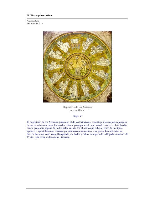 Tema 08 El arte paleocristiano - Patrimonio y Didactica