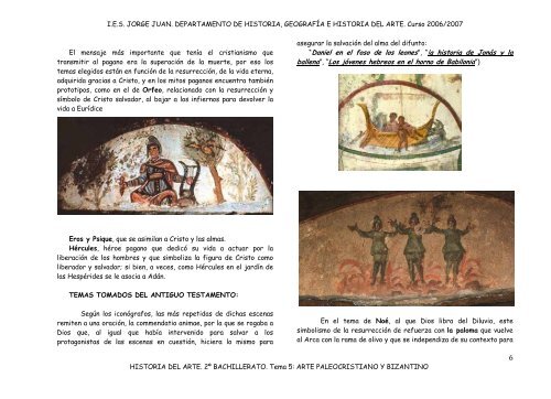 Arte Paleocristiano y Bizantino - IES JORGE JUAN / San Fernando