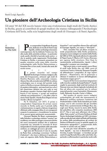 Leggi l'articolo in formato pdf - Agorà